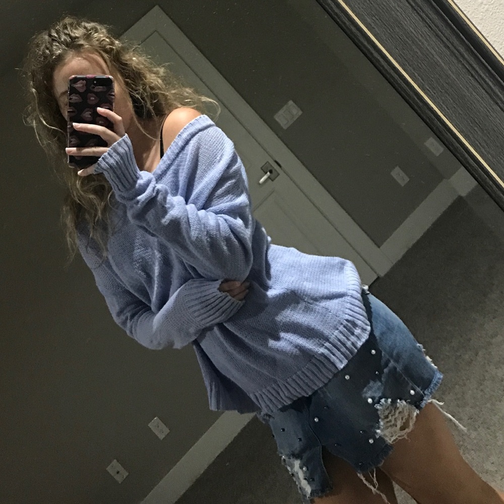 Light blue sweater